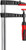 Bessey TG4.008+2K - Clamp, woodworking, F-style, 2K handle, replaceable pads, 4 In. x 8 In., 880 lb