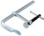 Bessey GS25K - Clamp, welding, F-style, crimped on swivel pad, 10 In. x 4.75 In.