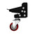 Multi-Purpose Casters swivel wheel module, white background