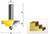 Kempston 343421 - Stepped Rabbet Bit, 1/4" Height, 3/8" x 3/8" Depth