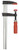 Bessey TGJ2.506 - Clamp, woodworking, F-style, replaceable pads, 2.5 In. x 6 In., 600 lb