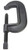 Bessey B-HS1 - Clamp, C-Style, drop forged, heavy service, 1 In.x 1 3/32 In., 5600 lb