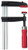 Bessey TGJ2.524 - Clamp, woodworking, F-style, replaceable pads, 2.5 In. x 24 In