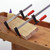 Bessey TC5.512 - Clamp, woodworking, F-style, flat rail, 5.5 In. x 12 In., 1200 