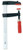 Bessey TC7.016 - Clamp, woodworking, F-style, flat rail, 7 In. x 16 In., 1200 lb