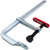 Bessey 2400S-16 - Clamp, welding, F-style with grip, heavy duty Morpad, 16 In. x 5.5 In., 2800 lb