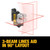 DEWALT DW089K - Self Leveling 3 Beam Line Laser