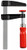 Bessey LM2.004 - Clamp, woodworking, F-style, zinc jaws, swivel pads, 2 In. x 4 