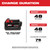 Milwaukee 48-11-1840 - M18 REDLITHIUM XC 4.0Ah Extended Capacity Battery Pack
