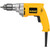 DEWALT DW223G - 3/8" Vsr 0-1,200 Rpm Drill 7.0A Keyed Chuck - Grounded