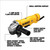 DEWALT DWE402 - 4-1/2" (115Mm) Small Angle Grinder