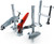 Bessey BSG21-14 - 8" Hold-down,T-bar w. MorPad