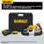 DEWALT DCS374P2 - 20V MAX XR Deep Cut Bandsaw (5.0Ah) W/ 2 Batteries And Kit Box