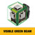 DEWALT DW089LG - 12V Self-Leveling 3X360 Laser - Green Beam