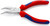 Knipex 2525160 - Long Nose 45° Angled Pliers With Cutter