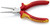 Knipex 3036160 - Long Nose Pliers-Round Tips-1000V Insulated