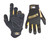 Kuny's Leather 220BL - Pit Crew® Mechanic'S Gloves - Black/Yellow - L