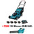 Makita DLM539CT4 - 36V(18Vx2) LXT 21" Self-Propelled Lawn Mower, 5.0Ah x 4 Kit