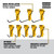DEWALT DWST82816 - 8Pc. Hand Tool Hook Set