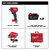 Milwaukee 2855P-22R - M18 FUEL 1/2" Compact Impact Wrench w/ Pin Detent Kit