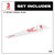 Milwaukee 48-00-5053 - SAWZALL Blade - 6 8TPI Drywall 3 Pack