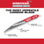 Milwaukee 48-00-5243 - SAWZALL Blade - 12" 6 TPI THE WRECKER with Carbide Teeth  1 PK