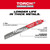 Milwaukee 48-00-5503 - SAWZALL Blade - 12" 8TPI The TORCH Carbide Teeth Metal Cutting  5 PK