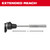 Milwaukee 48-20-6951 - 15" MAX-LOK SDS MAX Extension