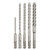 Milwaukee 48-20-7498 - SDS+ 5-Piece 4-Cutter Rotary Hammer-Drill Bit Kit