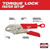 Milwaukee 48-22-3405 - 5 in. TORQUE LOCK Curved Jaw Locking Pliers With Grip