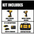 DEWALT DCK240C2 - 20V Max Lithium Ion Drill Driver/Impact Driver Combo Kit(1.3 Ah)
