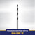 Irwin 49613 - Brad Point Drill Bit, 3/16"