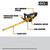 DEWALT DCHT821B - 20V Hedge Trimmer Hedge Sweep (Tool Only)