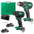Metabo HPT KC18DBFL2M - 18V Lithium Ion Brushless Hammer Drill and Impact Driver Combo Kit