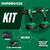 Metabo HPT KC18DFX - 18V Hammer Drill and Impact Driver Combo Kit