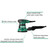 Metabo HPT SV13YSTM - 5" Variable Speed Random Orbit Finishing Sander