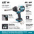 Makita DTW1005Z impact wrench product specification sheet