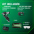 Metabo HPT NR1890DCBQRY - 18V 30° Cordless Pneumatic 3-1/2" Framing Nailer Kit