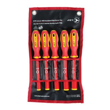 Jet 760252 - (JIND-5S) 5 PC VDE Insulated Nut Driver Set - Federated ...