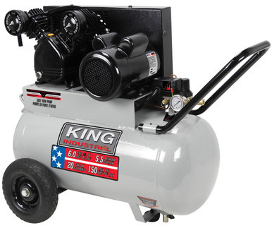 King Canada KC-2051H2 - 5.5 Peak Hp 20 Gallon Air Compressor
