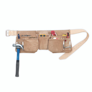 Kuny's Leather AP625 Journeyman Carpenter Apron 11 Pockets