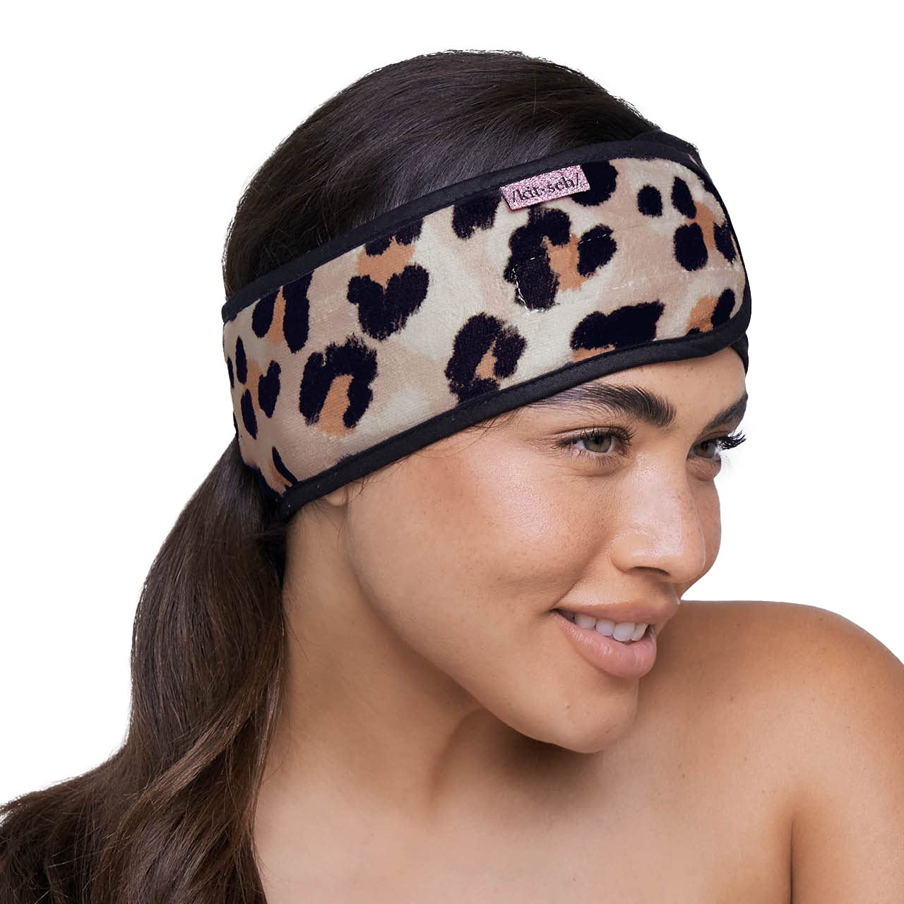 Microfiber Spa Headband - Leopard - Fluhme Beauty Store
