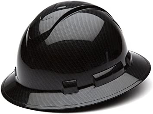 Ridgeline Full Brim Hard Hat Black Graphite