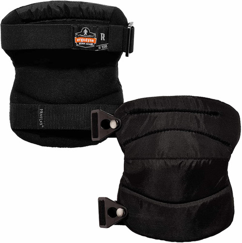 ProFlex 230 Wide Soft Cap Knee Pad, Buckle Closure, One Size Fits Most, Black