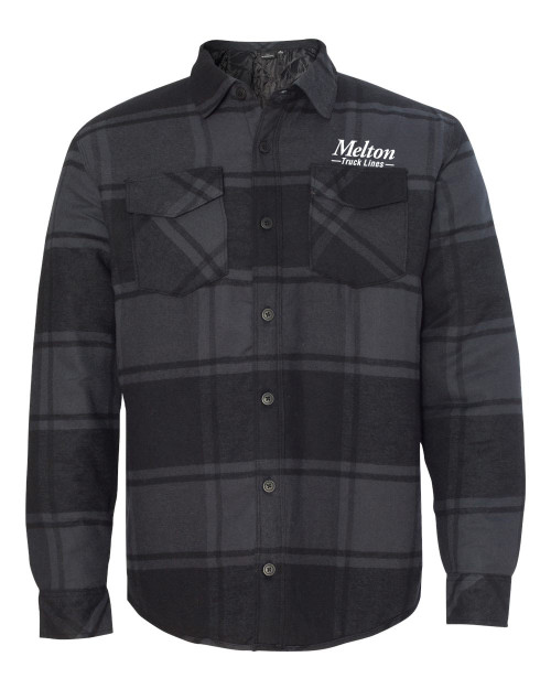 Bunside Men's Quilted Flannel Shirt Jacket