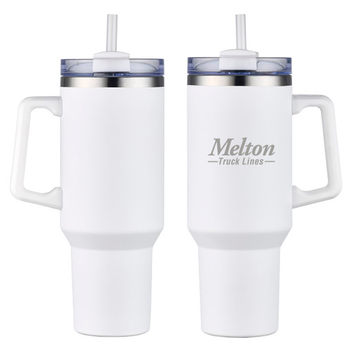 Genoa 40 oz. Vacuum Insulated Mug w/ Straw