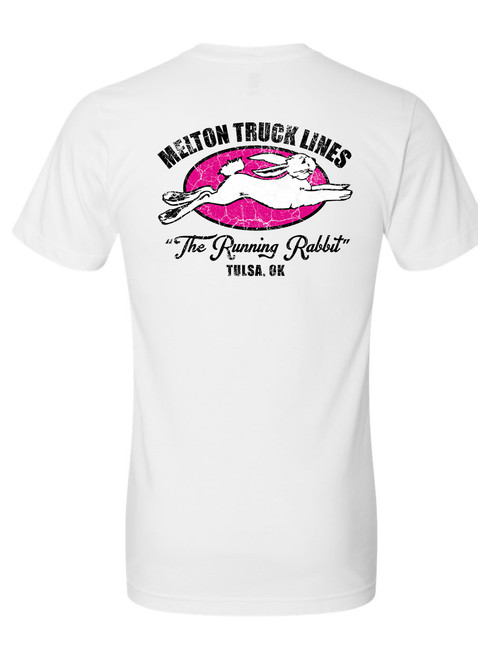 Retro Running Rabbit -WHITE