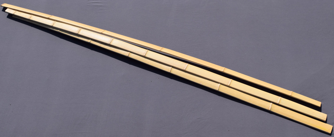 Heat tempered Bamboo backing strips Bowskin