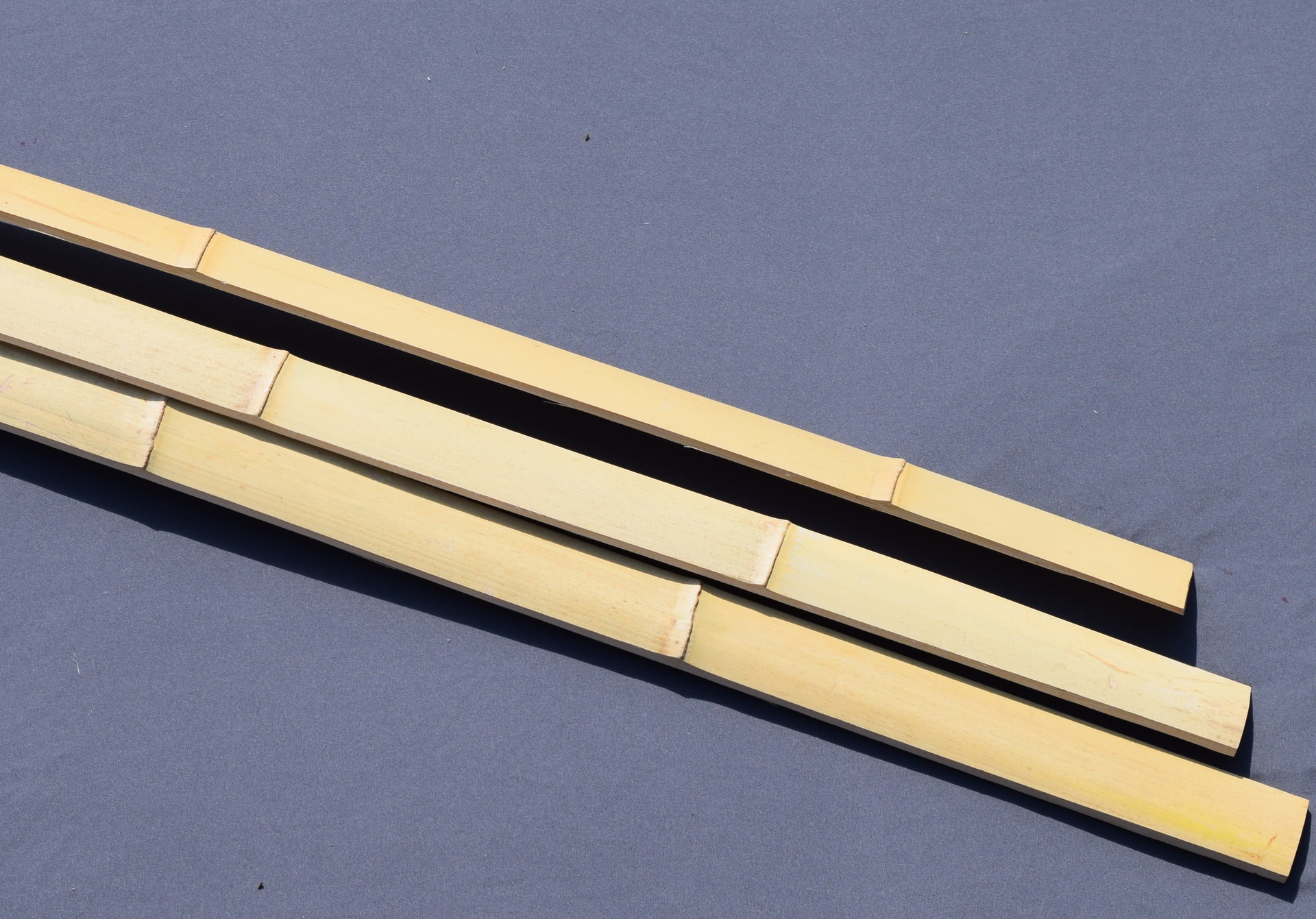 Heat tempered Bamboo backing strips - Bowskin