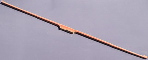 Bamboo Backed Bloodwood stave